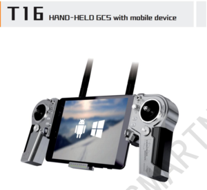 T16 HAND-HELDGCS con dispositivo móvil