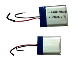 PL402025 3.7V 150mAh Small Lithium Polymer Battery