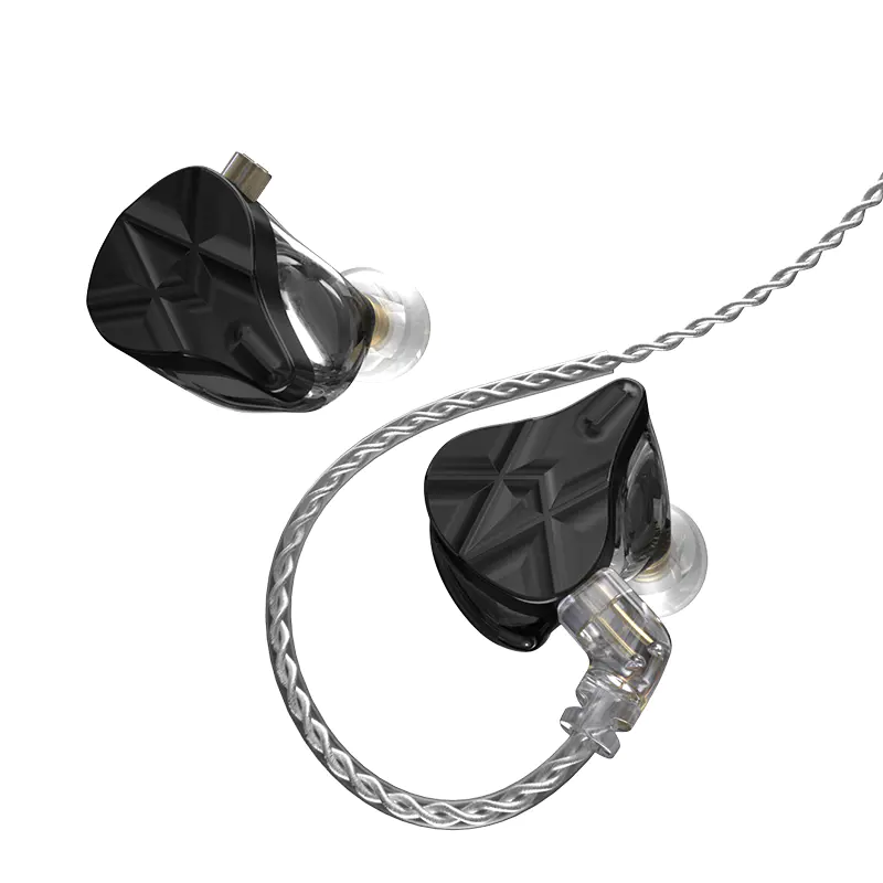 耳モニターのKZ ASFは、Hifiイヤホン10 BAユニットノイズキャンセルディープバスHifiバランスアーマチュアイヤホン