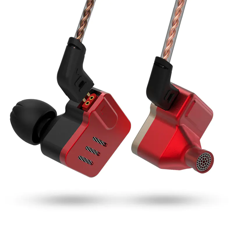 KZ BA10 Auriculares equilibrados Armature Driver 5BA HiFi Bass Earbuds en auriculares de monitor de oído