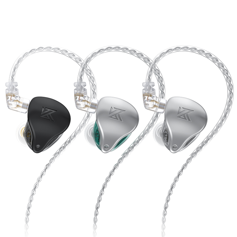KZ AST 24 وحدات Armature متوازنة في سماعات الأذن مراقبة مع كابل للانفصال للموسيقيين Audiophile