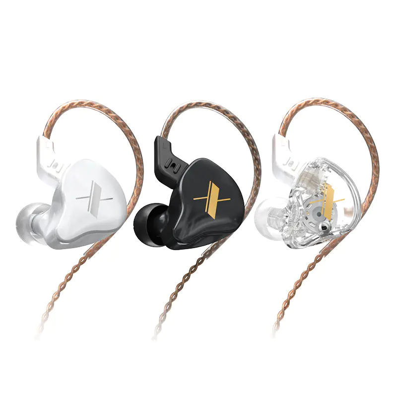 KZ EDX 10mm Compuesto Magnético Dinámico Controlador Auriculares HIFI Bass Auriculares En El Monitor Del Oído