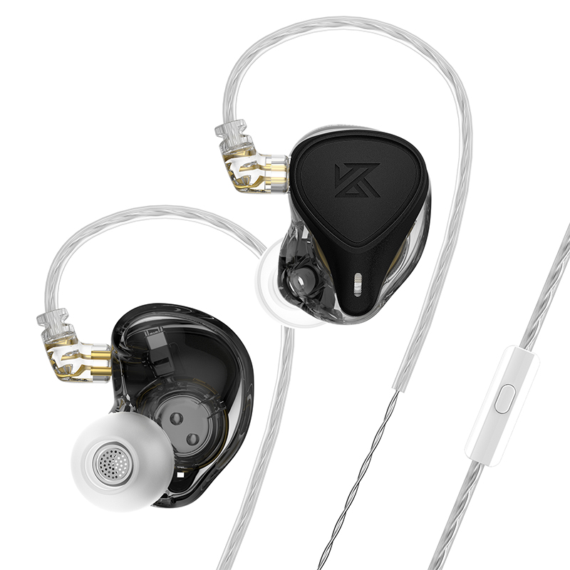 KZ ZEX برو x Crinacle Collab CRN التكنولوجيا الهجينة الكهربائية في الأذن رصد المعادن السلكية سماعة الأذن