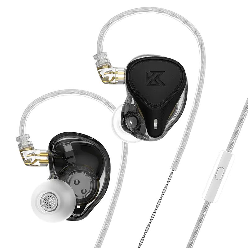 KZ ZEX Pro x Crinacle Collab CRN Tecnología híbrida Monitor electrostático en la oreja Auricular con cable de metal