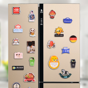 Design de desene animate mor tăiat forma acrilic cel mai bun frigider Magnet