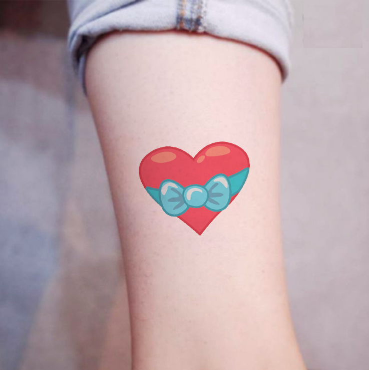 Valentine Day Tattoo Sticker Design