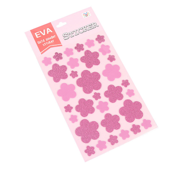 3D Glitter Eva Sticker