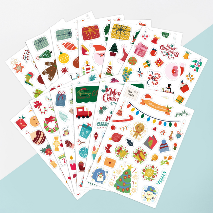 Buy christmas sticker with free samples 