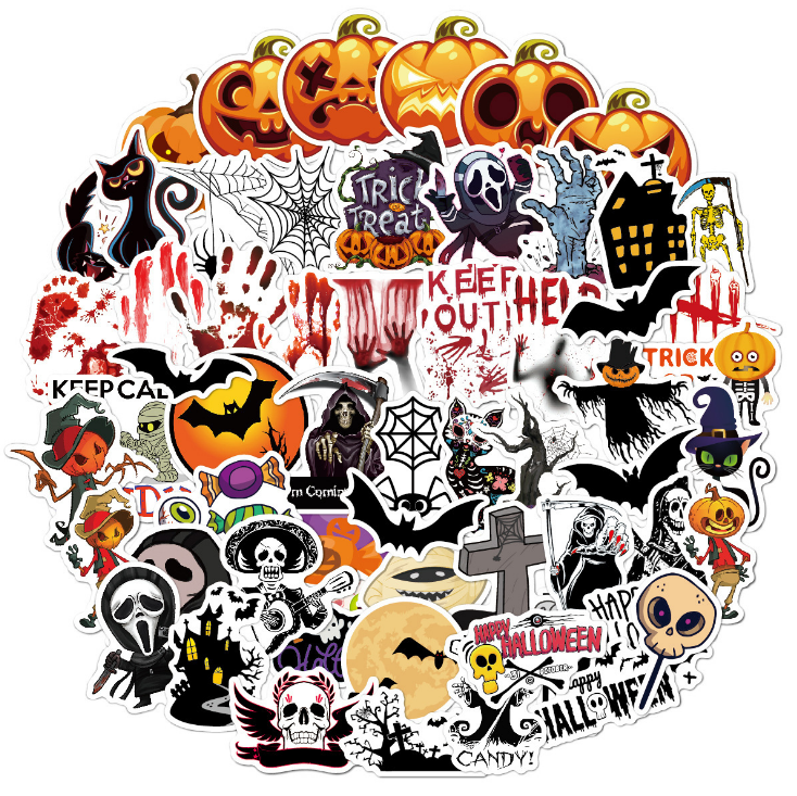 Luggage Stickers for sale | Halloween stickers |  YH Craft