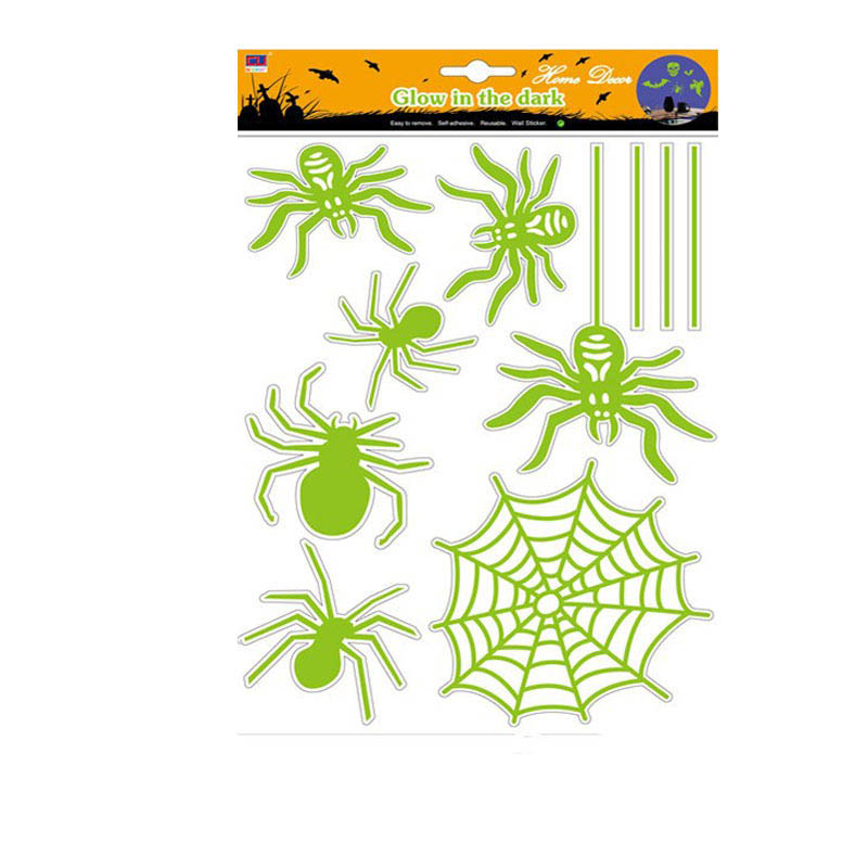 Glow-in-the-Dark Halloween Stickers | Halloween Window Clings |  YH Craft