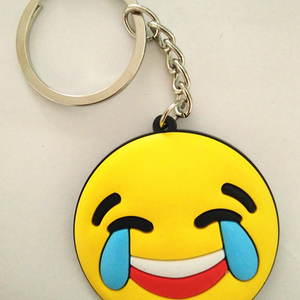 Smiley Face Keychain | emoji chei din PVC moale | YH ambarcațiunilor