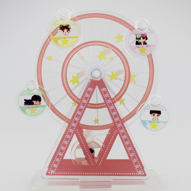 Custom Ferris Wheel Acrylic Stand | PVC keychain | YH Craft