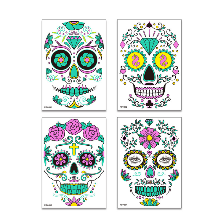 Low Price Tattoo Sticker With Halloween Design,Good Quality Hot Selling Fashion Design Body Art Body Temporary Tattoo