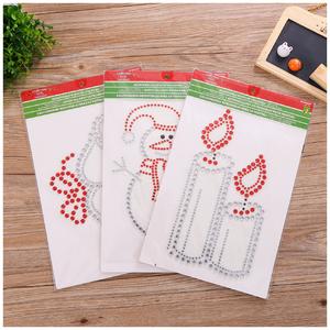 Гарячий розпродаж стразових наклейок на Різдво | Наклейки зі сніжинками | YH Craft