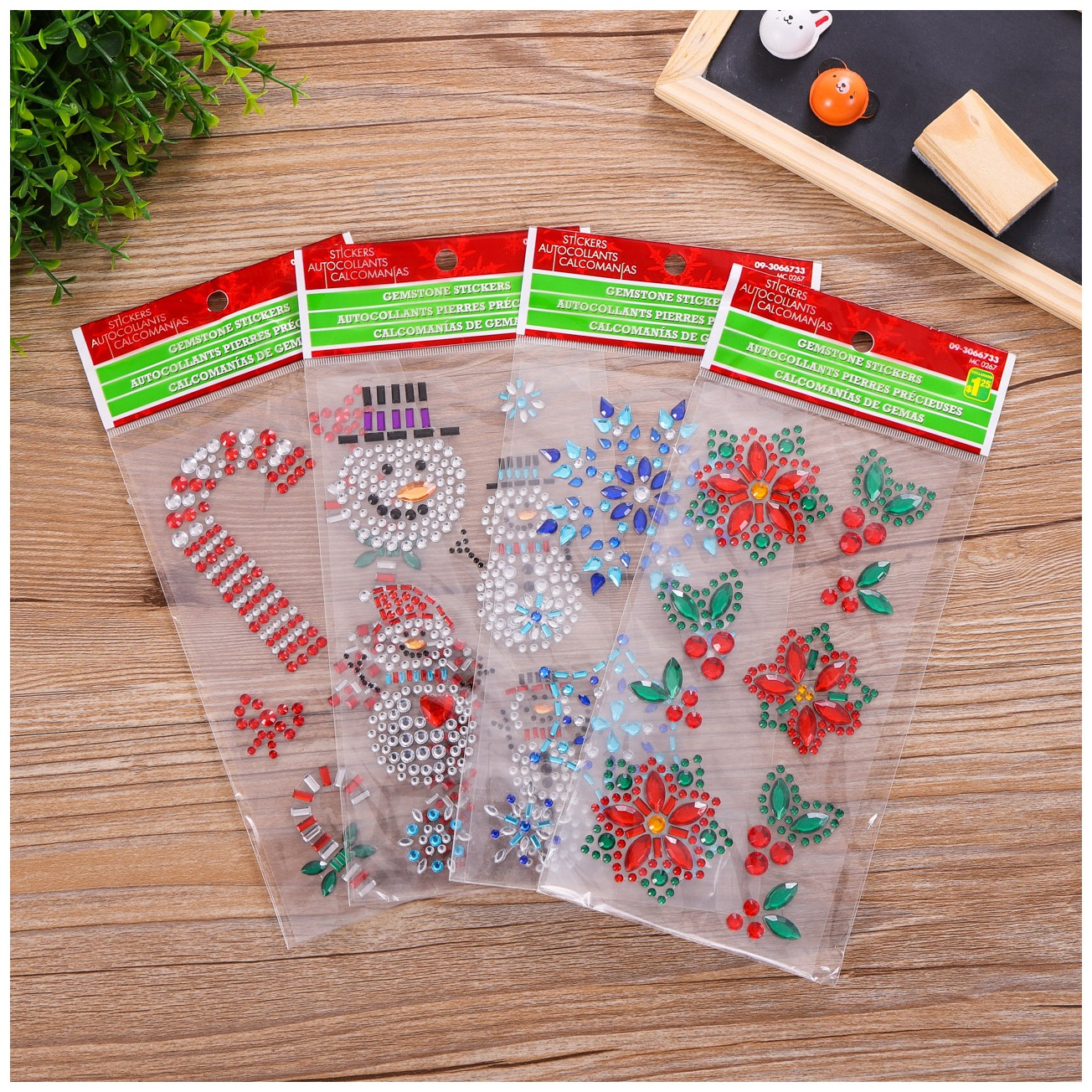 Christmas rhinestone sticker factories | Bling Sticker For DIY  | YH Craft