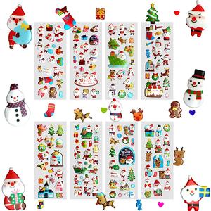 Creammuffin Professional Puffy Sticker Stickers Party Supplies Kits pour les tout-petits, les enfants 3D Puffy Christmas Stickers