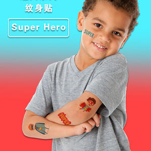 Hot Vanzarea non-toxice Body Art temporar Super Hero Tattoo Autocolant