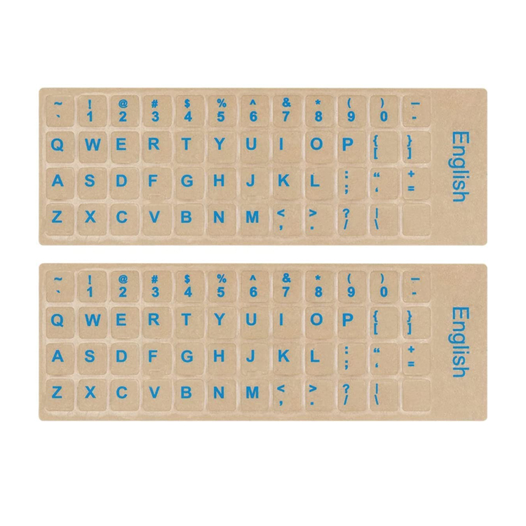 English Keyboard Replacement Stickers- Computer Keyboard Stickers -YH Craft