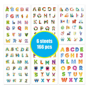 Alfabeto colorato Numero Adesivi Autoadesivi Lettere Adesivi Fai da te Numero Lettera Adesivi Decorativi Artigianato Scrapbook Adesivi