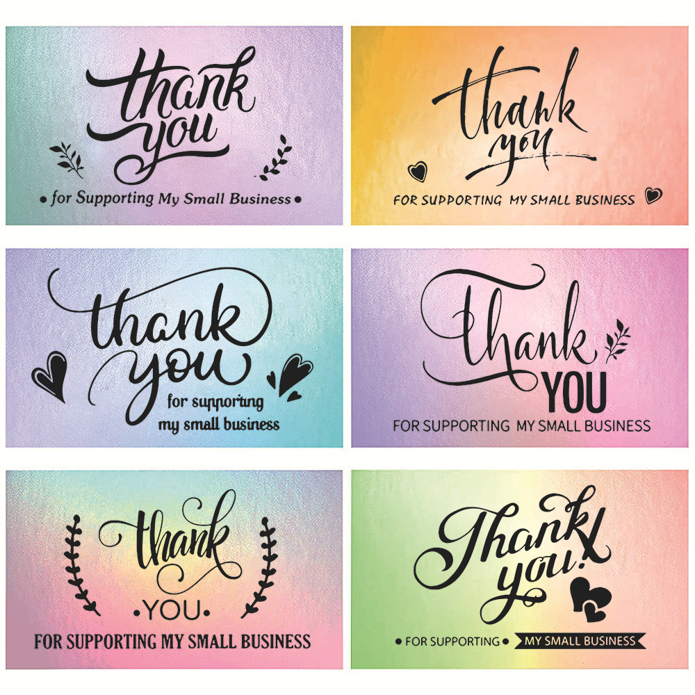 Thank You Cards  | Thank You for Supporting My Small Business | YH Craft