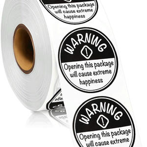 Круглі попереджувальні наклейки | Самоклеючі етикетки | YH Craft