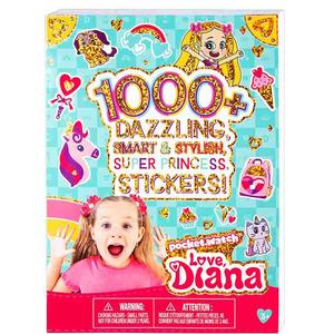 Dragoste, Diana 1000 + autocolante drăguț pentru copii, (56200) Fun Craft Autocolante pentru Albume, Planificatori, Cadouri și recompense, 40 de pagini autocolant carte pentru copii vârstele 3 și până