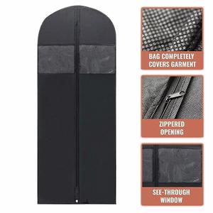 ​​​​​​​Wholesale customized non woven suit cover garment bag with PVC window