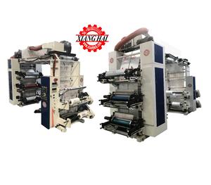 high speed PE film paper nonwoven 6 colour flexo printing machine