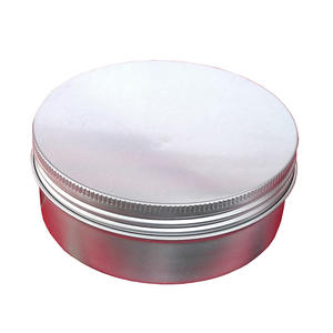 Round Aluminum Cosmetic Tin