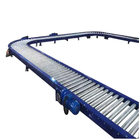 Material Handling Curve Motor Roller Conveyor