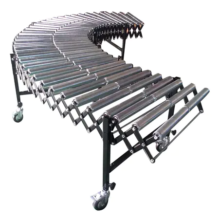 Gravity Flexible Steel Roller Conveyor