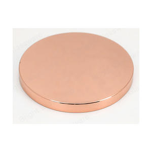 Rose Gold Metal Lid | Metal lid for candle jar ,glossy Gold metal lid