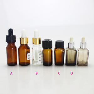 The New Round Square Amber Gold Grey Clear 5ml 10ml Essential Oil Bottle