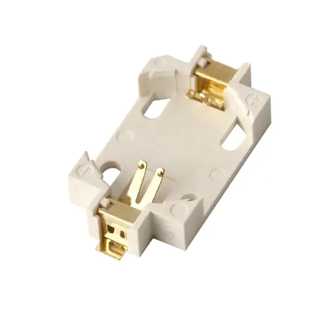 CR-2450 Surface Mount Battery holder Gold plated Button Cell Battery Socket
