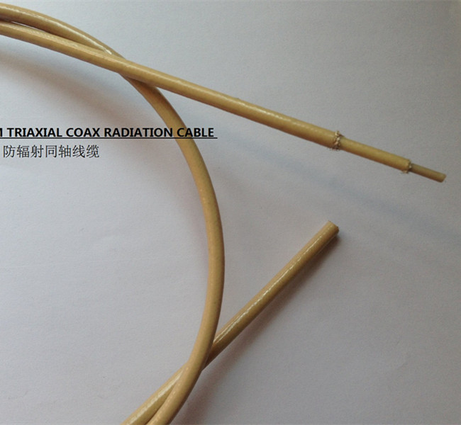 Radiation resistant PEEK 50 Ohm Triax Coaxial Cable, Radiation resistant PEEK Triax Coaxial Cable,PEEK Coaxial Cable    