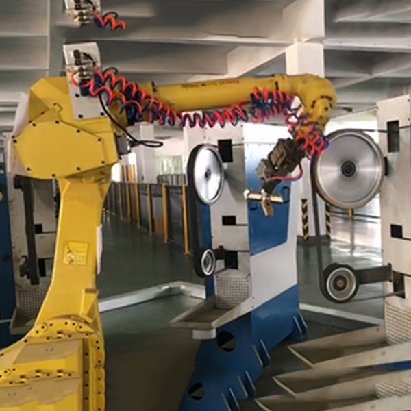 Cooper torneira robô máquina de polimento de polimento