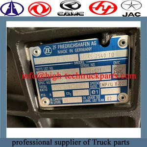 Conjunto de caja de engranajes ZF 12AS2540T0 para camión Dongfeng, CAMC