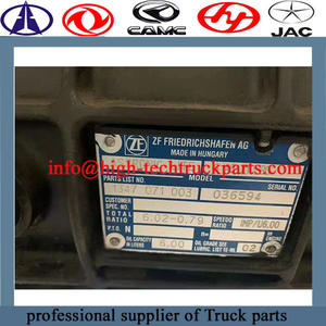 Conjunto de caja de engranajes ZF 6AS710B0 para Dongfeng, camión CAMC