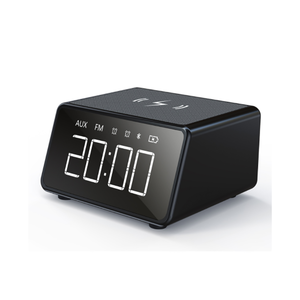 QI Home Theater Wireless Charging Radio Alarm Clock Wireless Speaker with LED Digital Screen 1 buyer