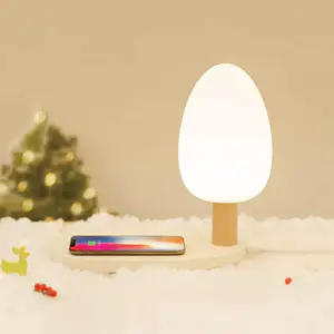 LED Modern Fast Wireless Charger Tree Desk Lamp