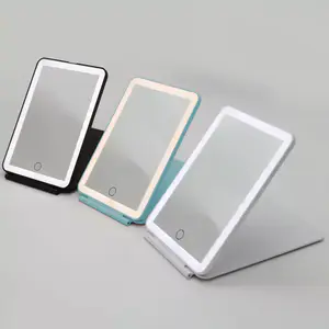 Simple Portable Folding LED Makeup Mirror