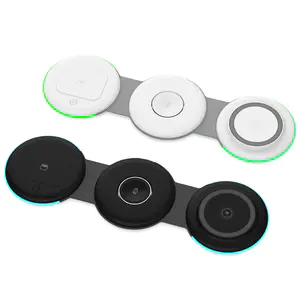 3 In 1 Round Magnetic Wireless Charger