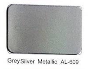 Aluminum Exterior Wall Panel With Grey Silver Metallic AL-609