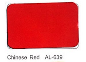  High Glossy Aluminum Composite Panel With Chinese Red AL-639