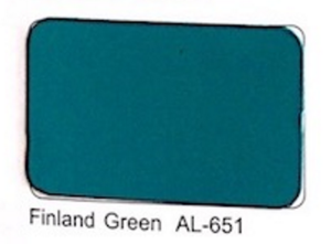 Wooden Coating Aluminum Composite Panel With Finland Green AL-651