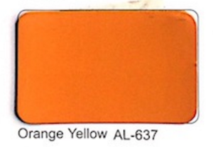 Marble Aluminum Composite Panel With Orange Yellow AL-637
