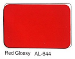 Exterior Used Aluminum Sheet With Red Glossy AL-644