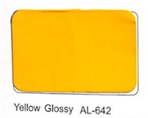 Aluminum Cladding With Yellow Glossy AL-642