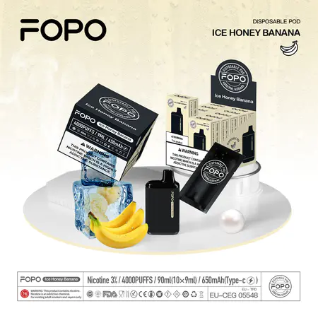 FOPO Lce Honey Banana | Fashion Fruits Vape