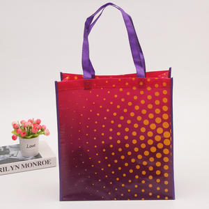  Hot Sale  Custom Logo Printed Eco Bags Tote Laminated Non Woven Bag